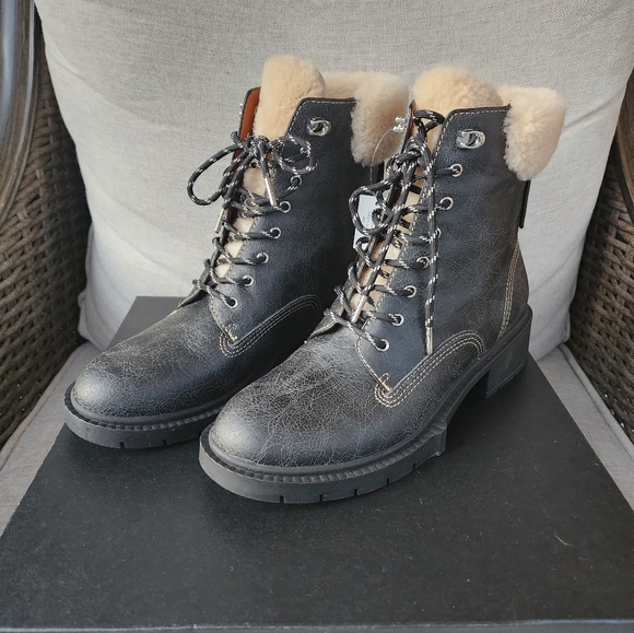 COACH Lorimer Combat Boots - Picture 4 of 8